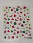 3d Self-adhesive Fruit Nail Art Sticker Sheets  3 D  Multicolor Mixed Shapes