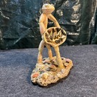 Vintage Sea Shell Person   Folk Art Figure  