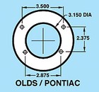 1955-1964 Pontiac Oldsmobile Full Size Rear Disc Brake Conversion 5 On 5