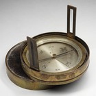 Antique 19thc  Fine Brass Surveyor s Compass - Gurley 