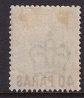 British Levant Sg8  40pa On 2  d Pale Ultramarine  Mounted Mint  Cat   24 