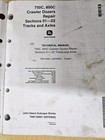 John Deere  750c   850c Crawler Dozers  Repair Section 01-02 Tracks   Axles    