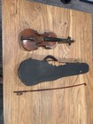 Violin Vintage Or Antique Made In Germany Copy Antonius Stradivarius Bow   Case