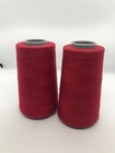 Lot 10- 3000- 6000yd Large Paired Spools Polyester Cotton Sewing Serger Thread