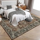 Washable Rug 8x10 Large Living Room Rug Vintage Distressed Bedroom Carpet Ind   