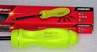   New  Snap-on Hi-viz Hard Handle Ratcheting Screwdriver  black Shank  Ssdmr4bhv
