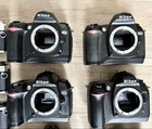 Lot Of 10 Junk Slr Cameras Nikon  Pentax  Olympus  Konica - For Parts repair