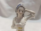 Antique German Porcelain Half Doll  Pin Cushion Doll 3 75 Marked Germany 8030