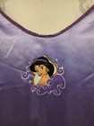 Vintage Disney Store Jasmine Aladdin Costume 8 10 One Piece Purple Sheer Sequin