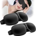 3d Sleep Mask For Sleeping Soft Memory Foam Eye Cover Travel Light Blocking