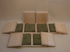 Japanese Wooden Paulownia Box For Tsuba Sword Guard With Cushion  Japan Set Of 6