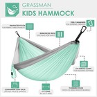 Grassman Kids Hammock-small Camping Hammocks  One Pack  Green   Grey 
