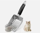 Stainless Steel Cat Litter Scoop metal Cat Litter Scoop kitty Metal Scooper-  