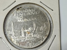 1971 Finland 10 Markaa European Athletic Championship Silver Coin Unc