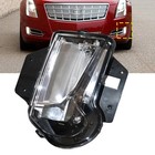 Led Drl Fog Light For Cadillac Chrome Housing Clear Lens  driver passenger Side 