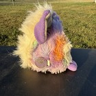 1998 Furby Tie Dye Rainbow White Tiger Electronics Interactive   For Parts
