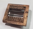 Canadian National Railways Brass Ticket Dater Die Stamp - Baggage Regina  Sask  