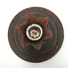 Antique 20s Art Deco Floral Ceiling wall Flush Mount Light Fixtures Parts Repair