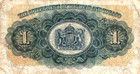 Trinidad And Tobago 1 Dollar 1939 Pick   5b Fine