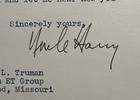 Harry S  Truman 1945 Typed Letter Signed As President - To His Nephew -  uncle 