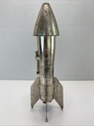 Vintage Rocket Ship Bank Works    1957 Astro Mfg    Space Age Mid Century Modern