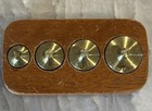  Torsion Balance Co Brass Scale Weight Set 10 20 30 50 Grams