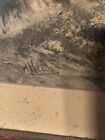 Vintage German Framed Art Auf Den Dunen Beauty On The Dunes Artist Signed 22x14