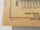 Original John Deere Service Manual Van Brunt Model  ee  Grain Drills Oem 1950