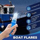 3pcs Boat Flares boat Flares Coast Guard Approved Marine for Fishing Boats  L   