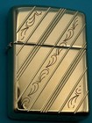 Pattern Design High Polish Brass Armor Zippo Lighter New