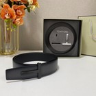 Authentic Tom Ford Reversible Leather  T-buckle Belt Luxury Designer Fashion
