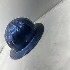 Vintage Metal Hard Hat Superlite Fibremetal Vintage Metallic Blue Helmet  