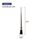 - Acid Brushes - 72 Count 3 8  Boar Hair Acid Flux Brushes