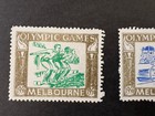 1956 Olympic Games Label -  swimming  Unused Cycling Stamp Lot