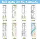 64 Pieces Books Of The Bible Bookmarkers Large Print Christian Gifts Book Mar   