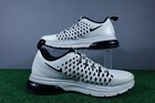 Nike Air Max Cage Shoes Mens Size 12 White Black 706993-100 Mesh Athletic Tennis