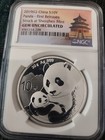2019 g  China S10y Panda First Day Release Issue Ngc Uncirculated 30g