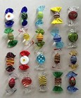 20pcs Glass Candy Vintage Murano Glass Sweets Wedding Birthday Halloween