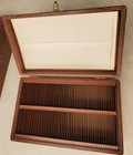 2 Vintage 1950s 35mm Slide File Cases Boxes Storage 10 X 6 X 2 75 100 Slides Ea