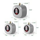    90  New   2 5 4 8 Gallon Electric Mini Tank Hot Water Heater 1440w By Fogatti