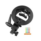 Godox S-type Bracket Bowens S Mount Holder For S1 8 6x6x3 3    Black