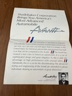 1962 Avanti Ii Car Dealer Sales Brochure Catalog Nos