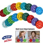 9pcs set Math Facts Fidget Spinners Addition Multiplication Game Educational Toy