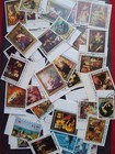 Big Lot Paintings Stamps Sets With Margins Art Africa World Mixed Lot