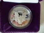 U s  Mint 1987 American Eagle 1 Oz Proof Silver One Dollar Coin With Box   Coa