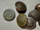          Wwi German M-1910 Crowned Uniform Buttons  set Of 8 