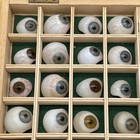 Lot Of 50 Antique German Hand-blown Human Prosthetic Eyes 