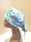 Anesthesia 1 Women s Ponytail Surgical Scrub Hat cap Handmade