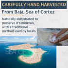 Baja Gold Mineral Sea Salt Natural Grain  Crystals 8 Oz  Bag