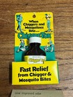 Vintage 1960s Chigger-tox Nos Store Display Package Bottle Wood Ticks Camping